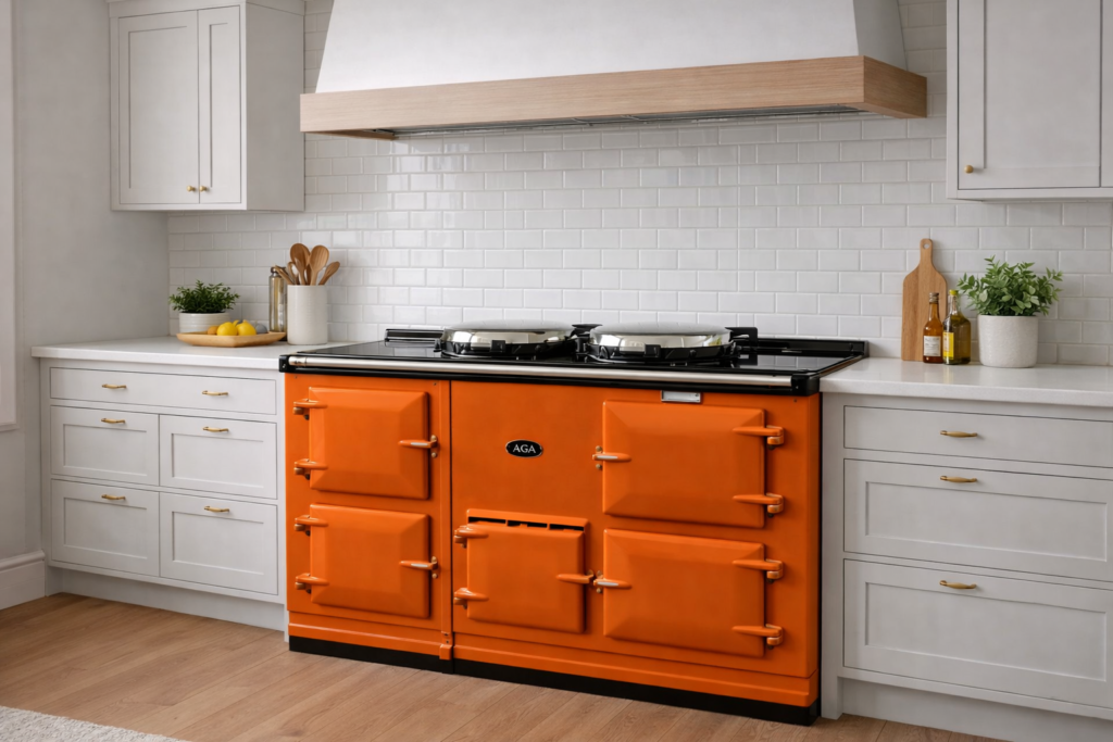 clean Aga after professional clean